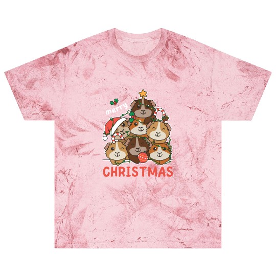 Guinea Pig Christmas Tree Merry Christmas Blast T Shirts