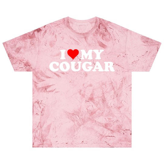 I Love Cougars Cougar Humor Valentine's Day 3BK1 Blast T Shirts