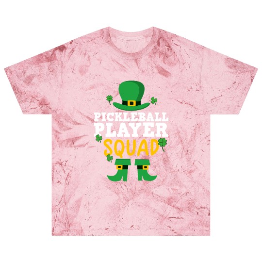 Pickleball Player St Patrick's day shamrock Blast T Shirts