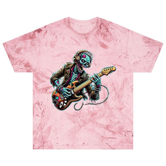 Zombie Rock Star Music Lover Undead Guitarist Blast T Shirts