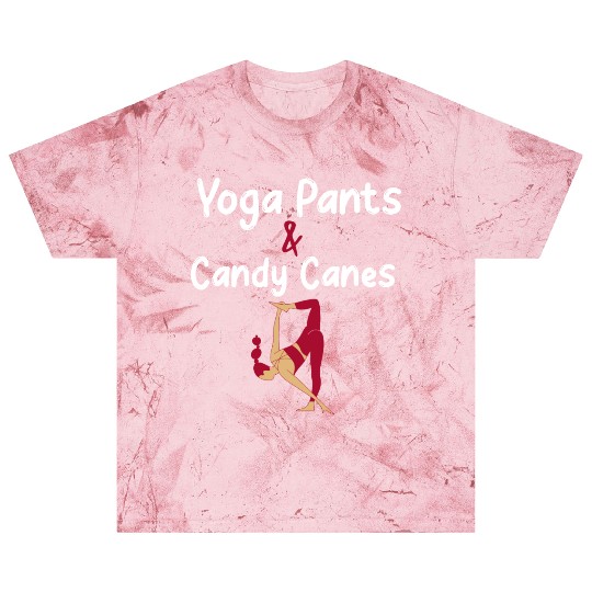 Yoga Pants & Candy Canes Christmas Yoga Blast T Shirts
