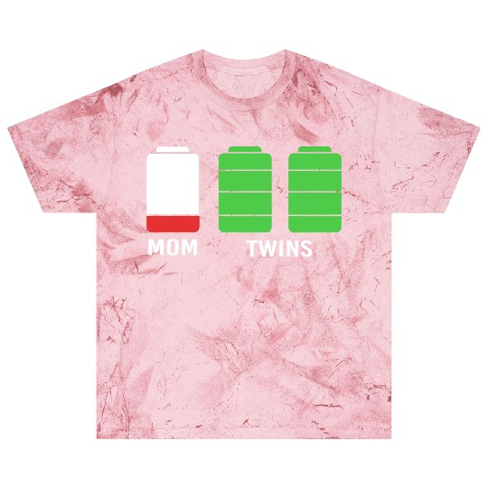 Funny Birthday Mama Twin Mom Low Battery Blast T Shirts