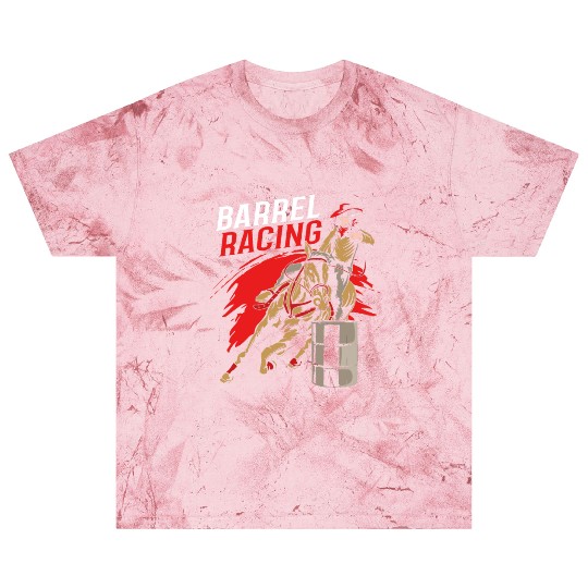Horse Riding Cowgirl Barrel Racing Rodeo Blast T Shirts