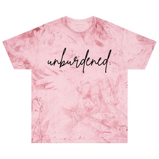UNBURDENED SCRIPT BLACK Blast T Shirts
