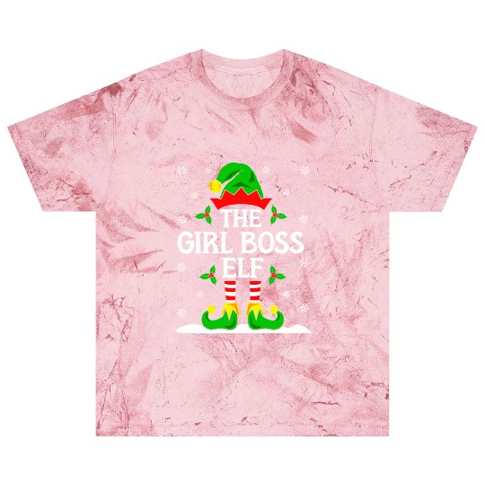 Girl Boss Elf Christmas Blast T Shirts