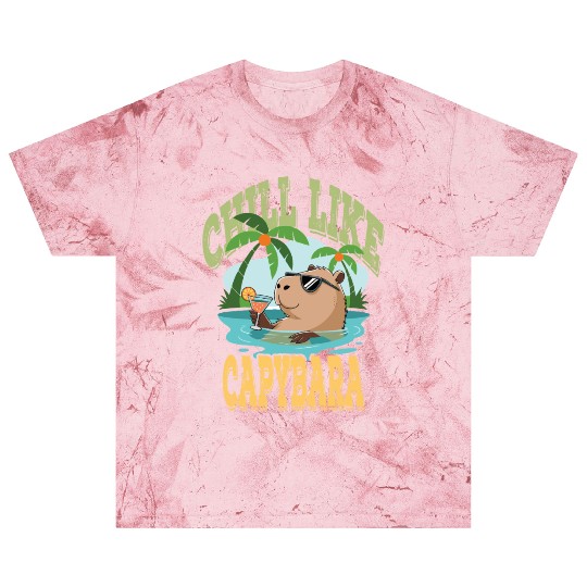 gift idea funny quote zen design Capybara Blast T Shirts