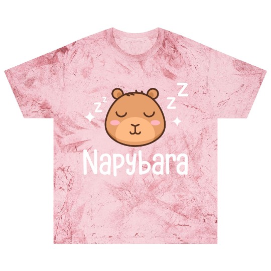 Napybara Sleepy Cute Capybara Sleeping Nap Lover Blast T Shirts