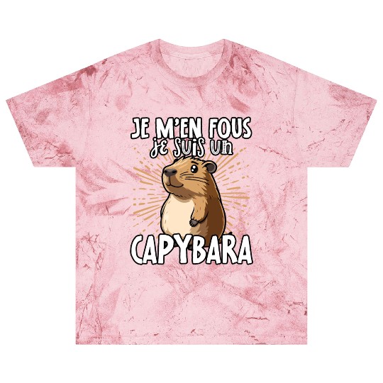 Je M'en Fous Je Suis Un Capybara - Sweet Capybara Blast T Shirts