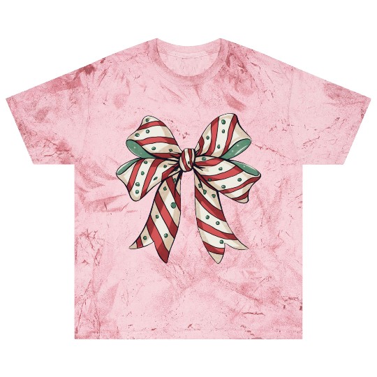 Christmas Coquette bow, Christmas Retro Blast T Shirts