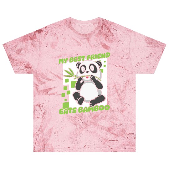 My Best Friend Eats Bamboo Panda Bear Friend Blast T Shirts