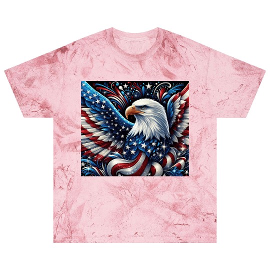 Patriotic Eagle Blast T Shirts