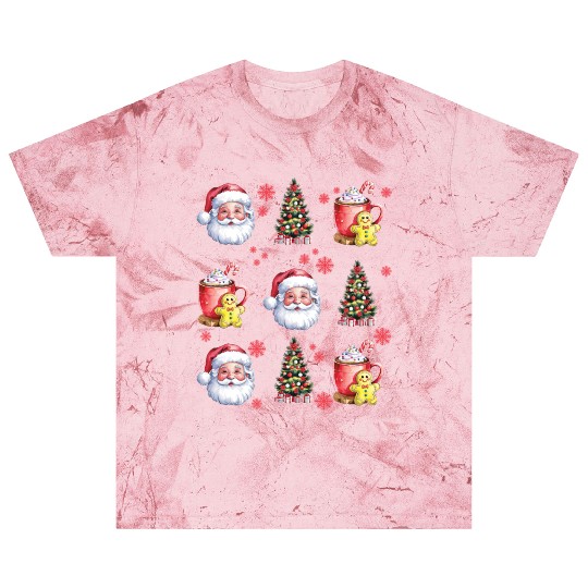 Santa Christmas, Christmas Retro Blast T Shirts