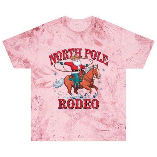 Cowboy Santa Horseback Santa Claus Horse Christmas Blast T Shirts
