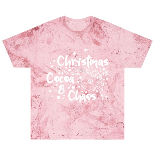 Christmas, Cocoa, Candy Canes, and Chaos Blast T Shirts