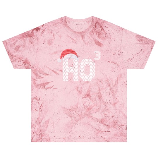 Ho Cubed Funny Christmas Math Teacher Ho Ho Ho Blast T Shirts