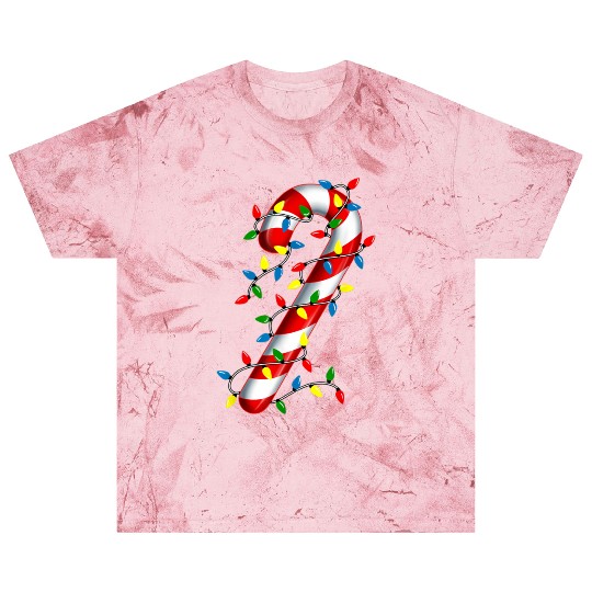 Candy Cane Merry and Bright Christmas Lights Candy Blast T Shirts