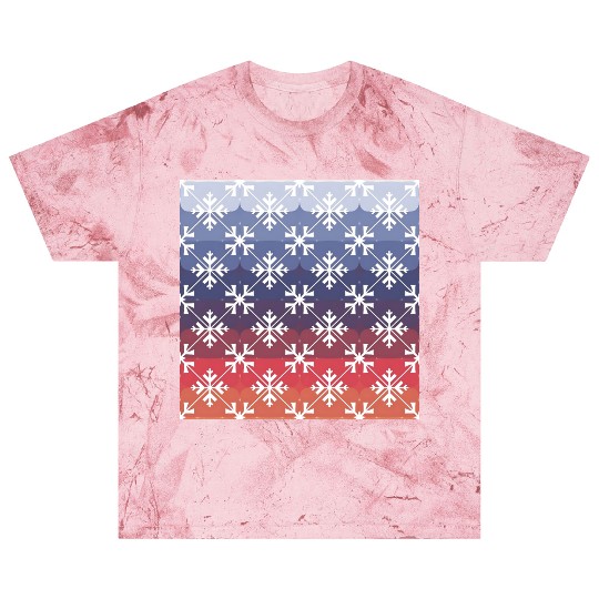 Winter Geometric Harmony Pattern 2 Blast T Shirts