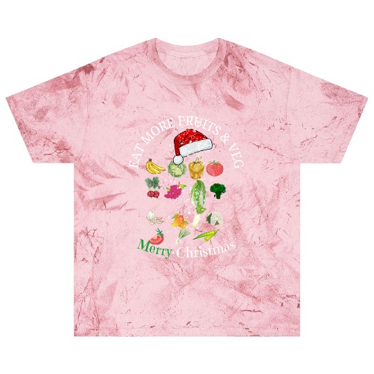 EAT MORE FRUITS & VEG, MERRY CHRISTMAS Blast T Shirts