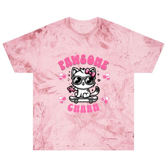 Pawsome Charm: Adorable Cat Jewelry Blast T Shirts