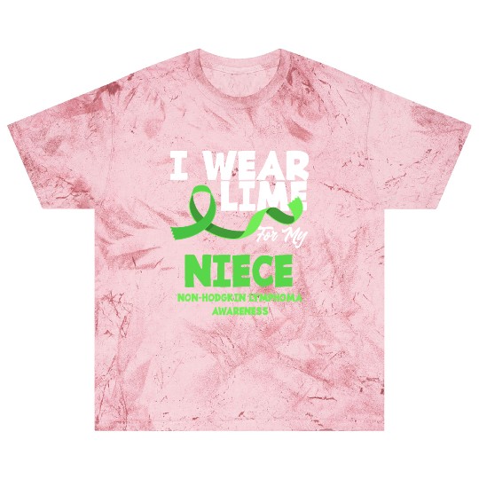 Non-Hodgkin Lymphoma Awareness Wear Lime Niece Blast T Shirts