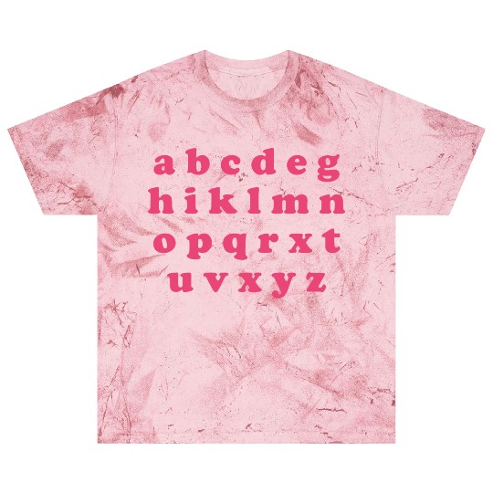 Alphabet Valentine Sublimation Blast T Shirts
