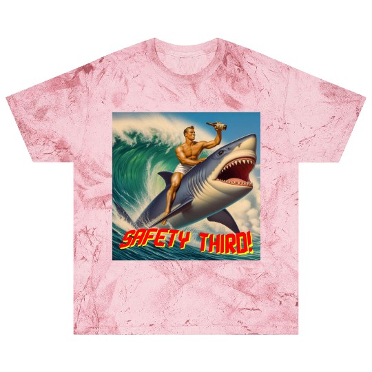 Retro Safety Third Shark Rodeo Blast T Shirts
