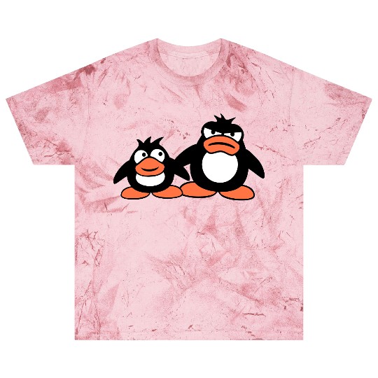 Penguin Two Friends 2 Team Big Brother Angry Crew Blast T Shirts