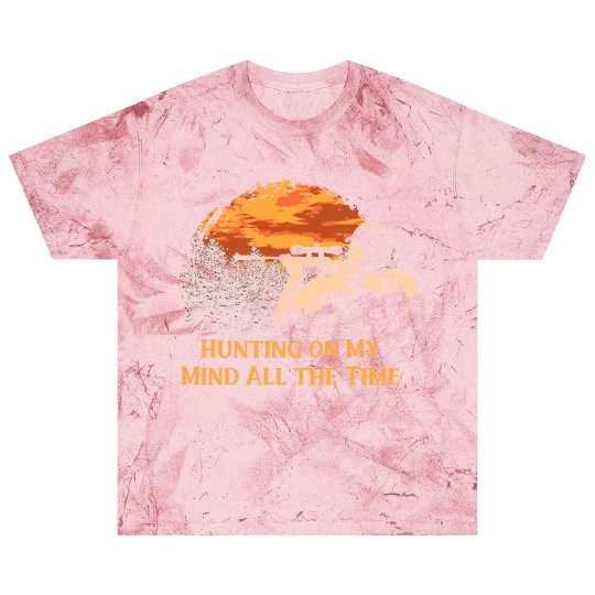 Hunting on My Mind Hunter Couples Animal Shooting Blast T Shirts