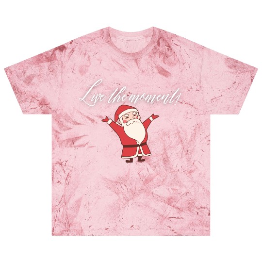 Santa's Joyful Moment Blast T Shirts