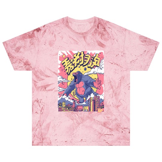 Kaiju Gorilla – Neon City Rampage Blast T Shirts