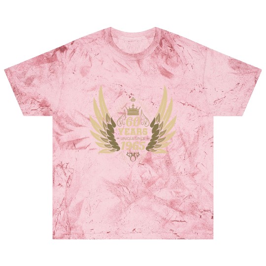 60 Years Unique Angel Wings Crown Blast T Shirts