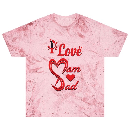 i love mom dad Blast T Shirts