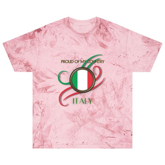 Tricolor Pride: Spirit of Italy Blast T Shirts