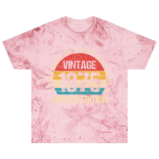 Vintage 1975 Limited Edition 50th Birthday Gift Blast T Shirts