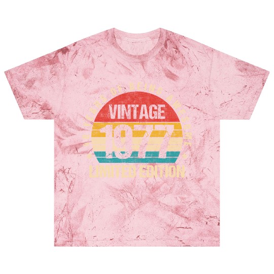 Vintage 1977 Limited Edition 48th Birthday Gift Blast T Shirts