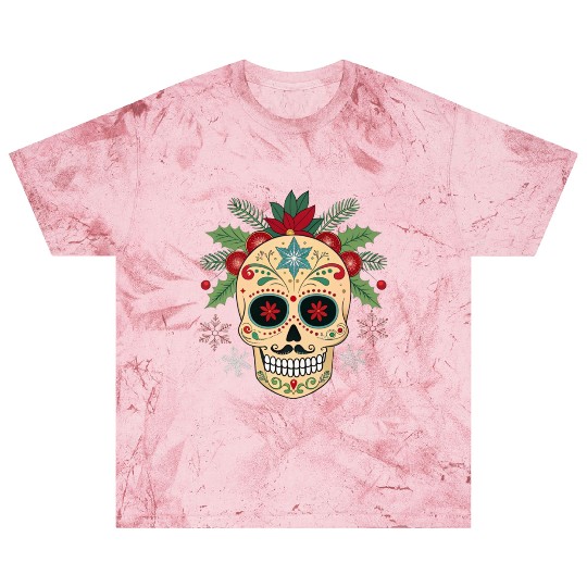 Holiday Sugar Skull Blast T Shirts