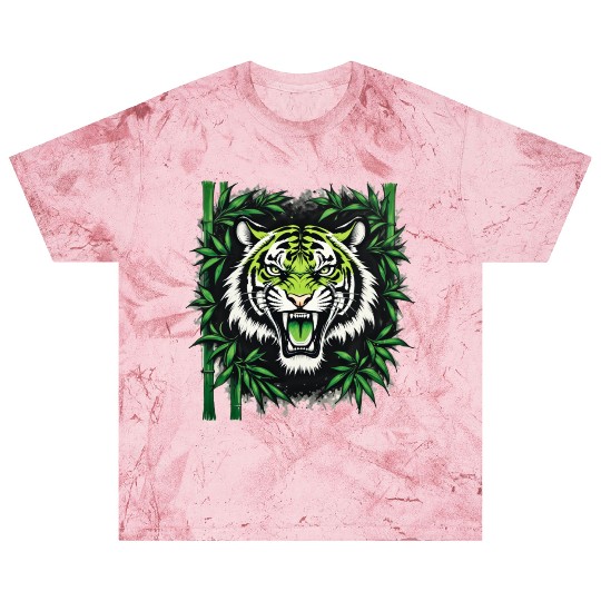 Roaring Bamboo Tiger Blast T Shirts