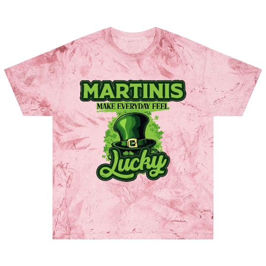 Martinis Make Everyday Feel Lucky St Patricks Day Blast T Shirts