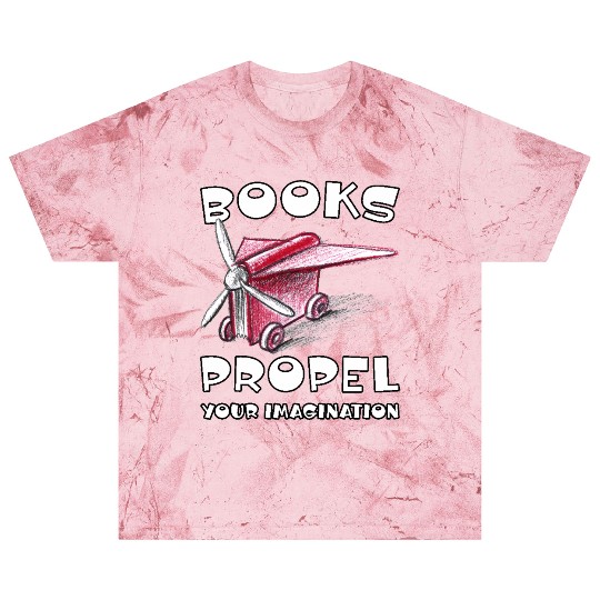 Books Propel Your Imagination Sketchy Airplane Blast T Shirts