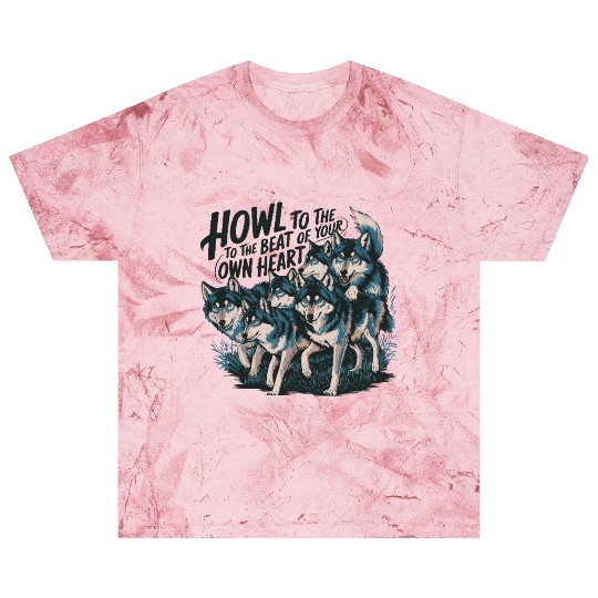 Howl to the Beat of Your Own Heart Wolves Indie Blast T Shirts