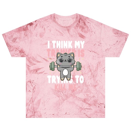 Funny Cat Workout Gym Womens mother's day 2025 Blast T Shirts