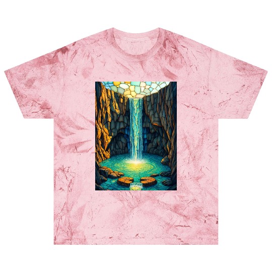 Celestial Waterfall Sanctuary Blast T Shirts