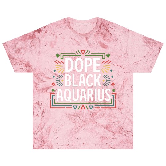 DOPE BLACK AQUARIUS Blast T Shirts