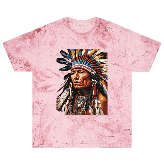 Native American Chief Blast T Shirts