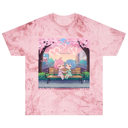 Japanese kawaii couple sunshine Blast T Shirts