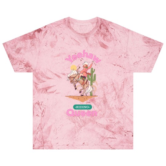 Yeehaw Queen, girl horse riding Blast T Shirts.