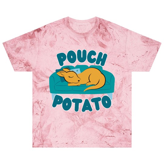 Pouch Potato Funny Cute Sleepy Kangaroo Blast T Shirts