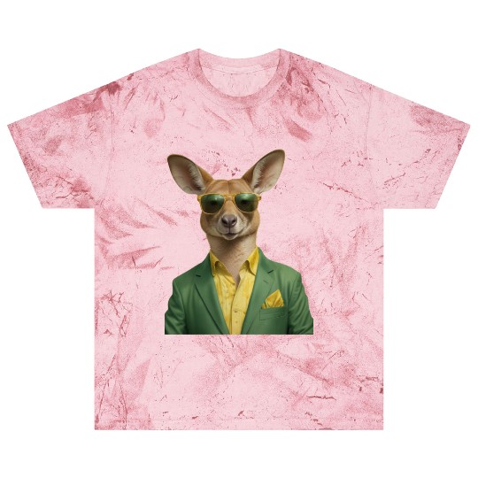 Green and Gold Kangaroo 7 Blast T Shirts