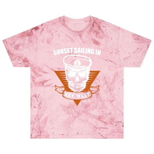 Florida SUNSET SAILING IN KEY-WEST Sunshine-State Blast T Shirts
