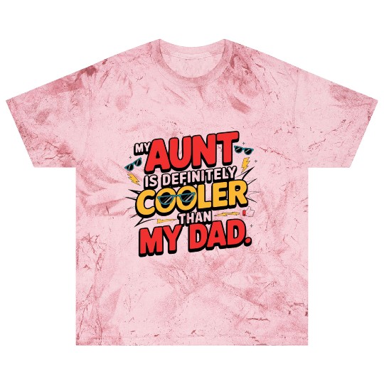 Fun Cool Aunt vs Dad Blast T Shirts Design – Bold